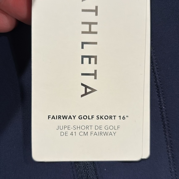 NWT Athleta Fairway Navy Golf Skort 16” Size 3X - Picture 6 of 9